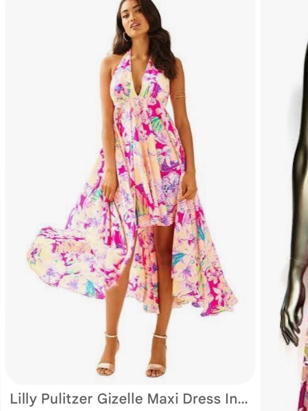 ISO Lilly Pulitzer Gizelle maxi dress in tipping point